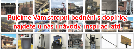 prodej a půjčovna bednění na železobetonové plochy.